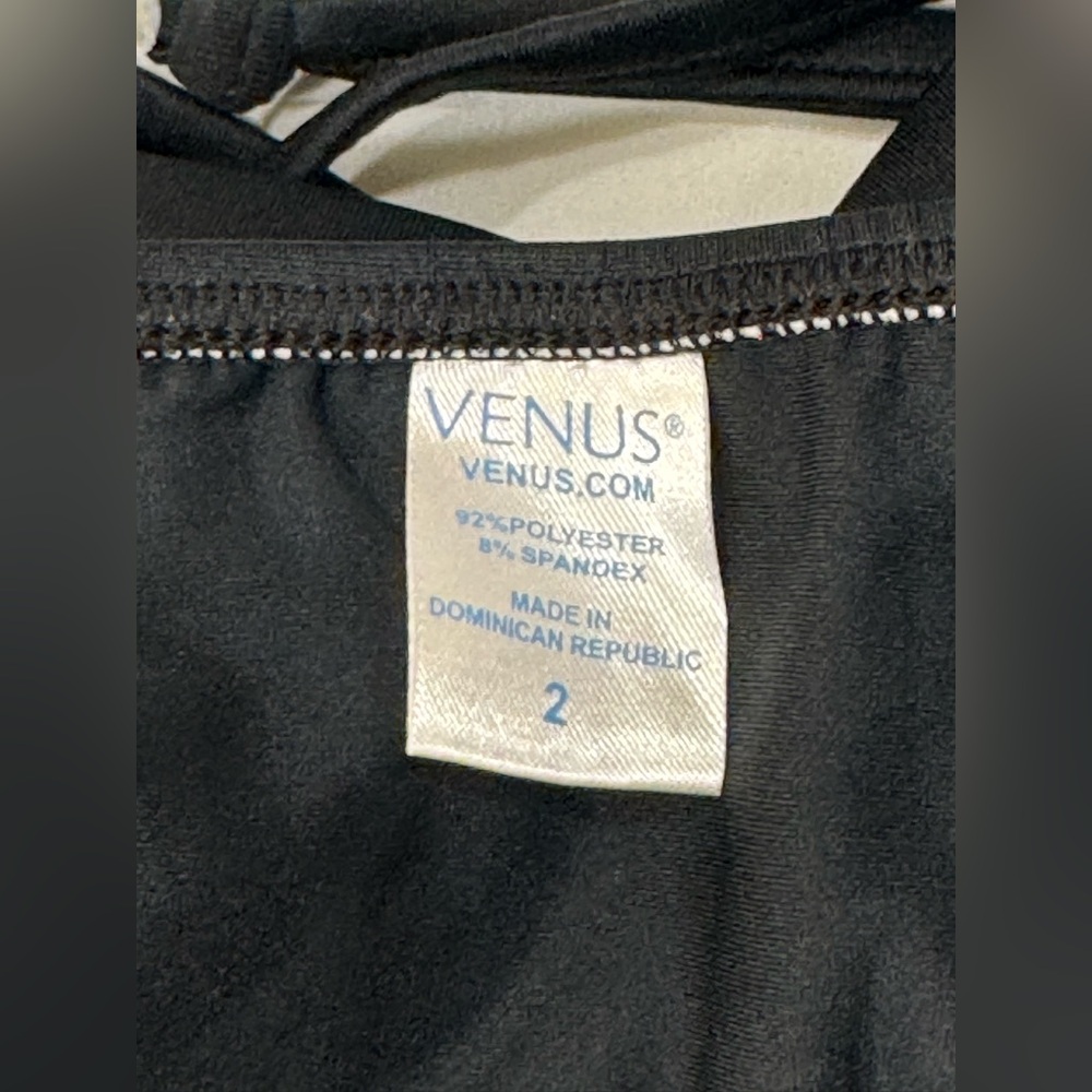 VENUS Black Monikini Swimsuit Sz 2 - Picture 4 of 6